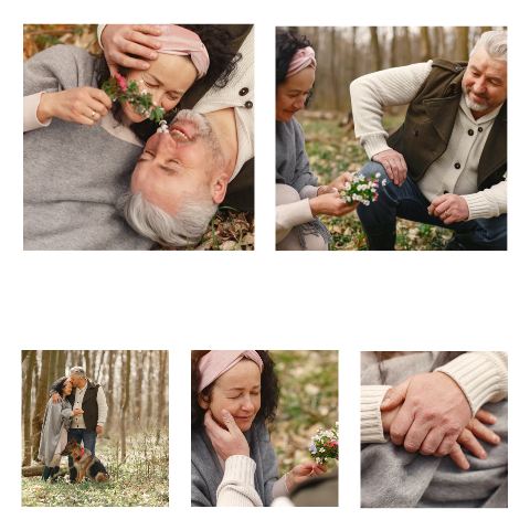 Maak zelf een vierkante uitnodiging met foto's