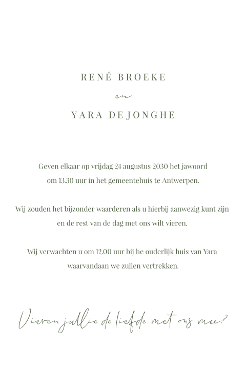 Kaart binnenkant