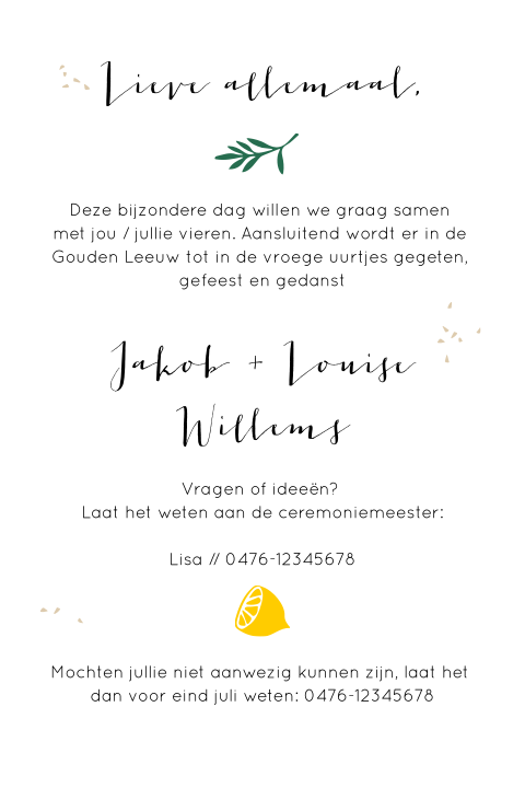 Kaart binnenkant