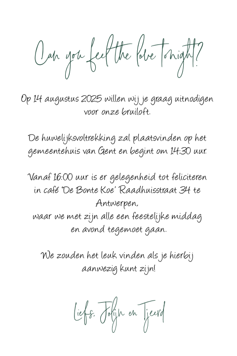 Kaart binnenkant