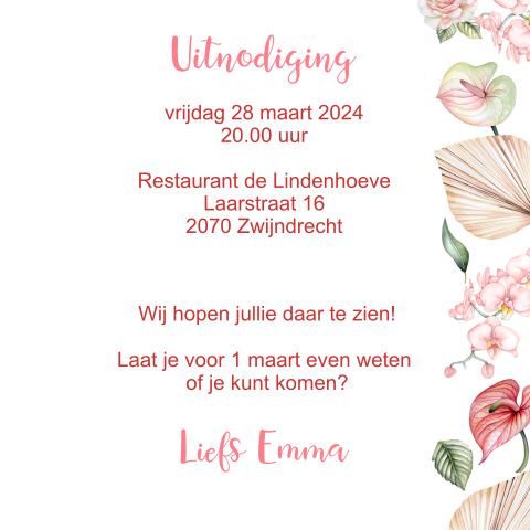 Kaart binnenkant