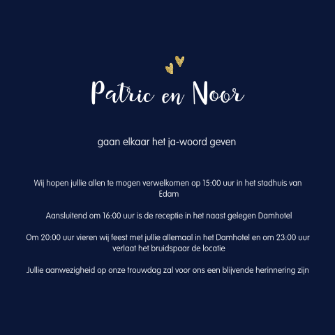 Kaart binnenkant