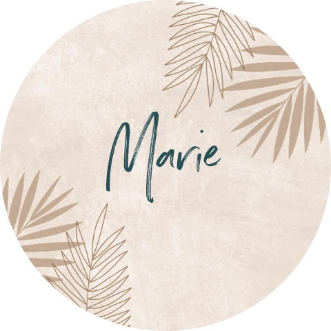 Sticker met botanische tekeningen - vel van 25 stickers