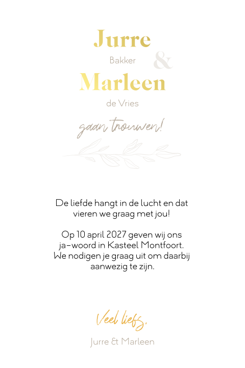 Kaart binnenkant