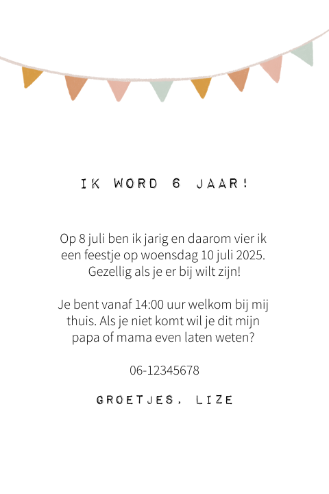 Kaart binnenkant
