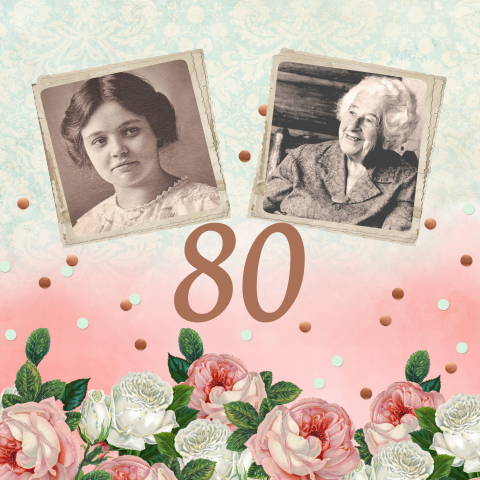 Vintage uitnodigingskaart met confetti, rozen en foto's
