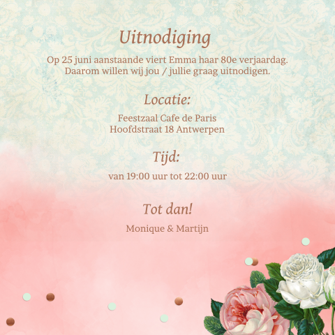 Kaart binnenkant