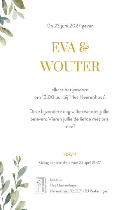 Kaart binnenkant