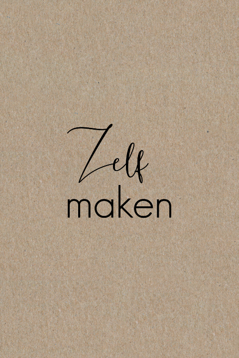 Dubbelgevouwen staand kraft kaartje