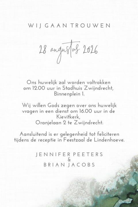 Kaart binnenkant