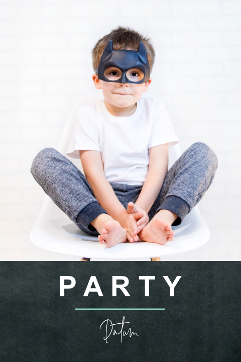 Stoere fotokaart met krijtbord - staand enkel