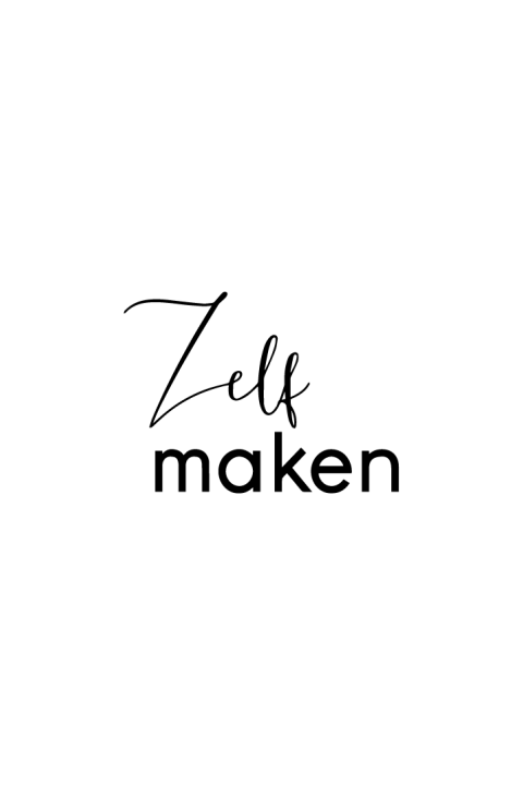 Geboortekaartje zelf maken staand enkel