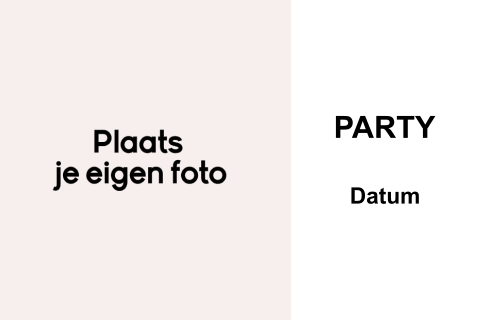 Liggende fotokaart met ruimte voor eigen tekst