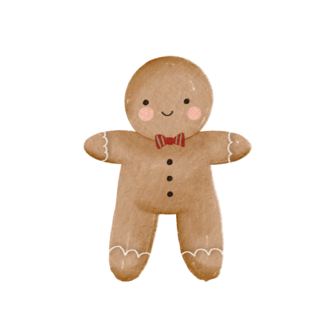 Sluitzegel gingerbread poppetje