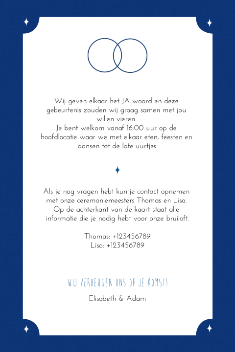 Kaart binnenkant
