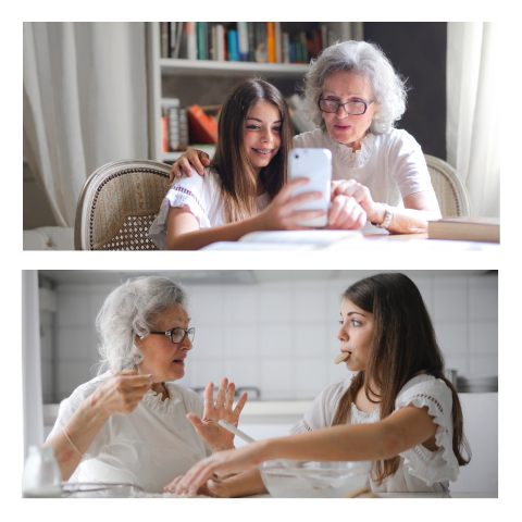 Zelf maken uitnodiging vierkant formaat met 2 foto's