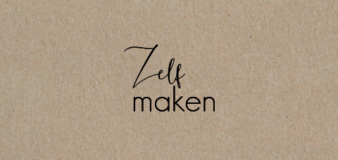 Trouwkaart in kraft dubbel panorama