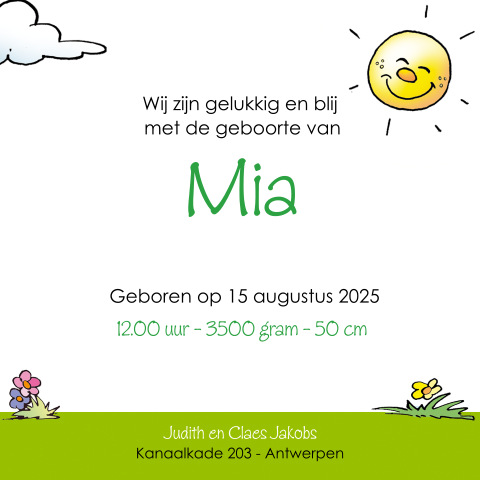 Kaart binnenkant
