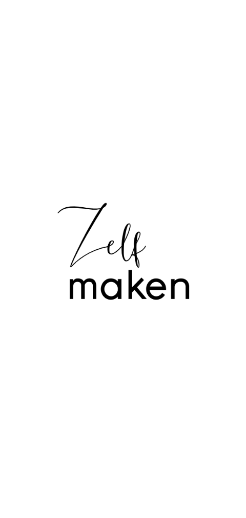 Tafelkaart langwerpig zelf maken