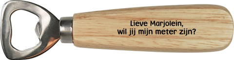 Flesopener voor meter vragen