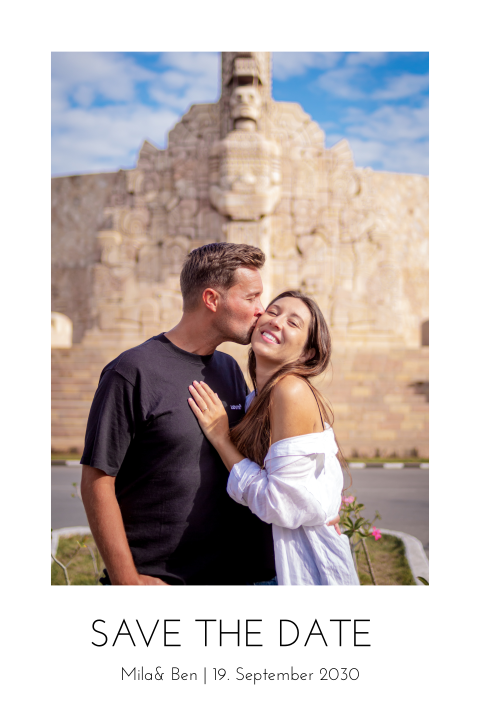 Save the Date Karte Hochzeit Polaroid