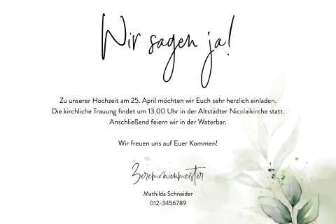 Karteninnenseite