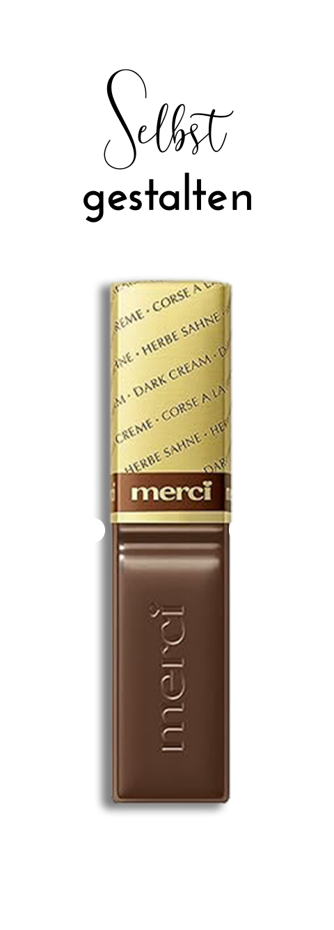Gastgeschenk Schoko-Karte zum selbst gestalten