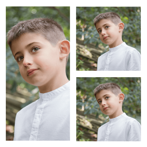 Kommunionskarte selbst gestalten mit einer schönen Bildercollage