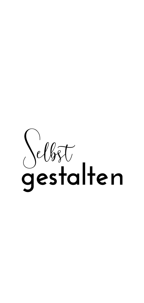 Blanko Karte doppelt längliches Hochformat Selbst gestalten