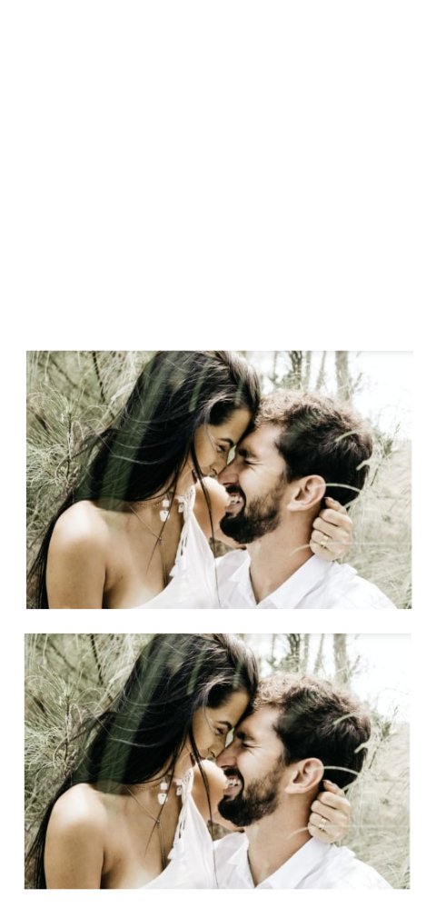 Fotostreifen Dankeskarte Hochzeit selbst gestalten