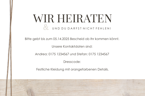 Einleger mit diversen Elementen und Holz-Look