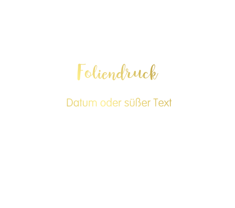Alle seiten Foliendruck - Einfache Standard-karte 13,5x12