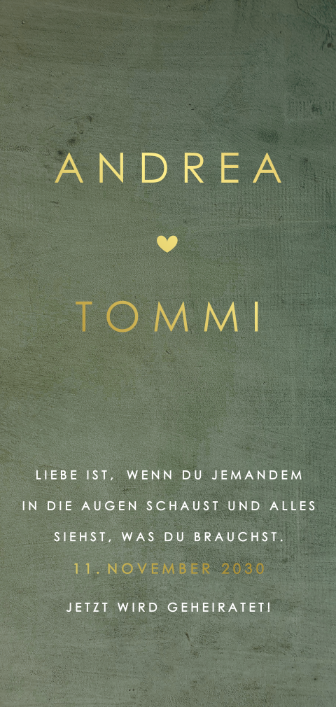 Dezente Hochzeitskarte mit elegantem Hintergrund