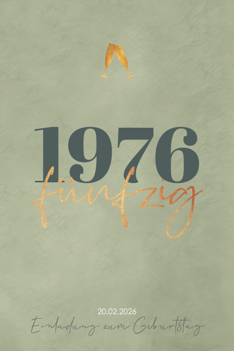 Einladung 50 Jahre Geburtstag Velvet Look Hintergrund