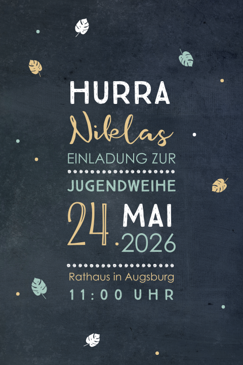 Einladung zur Jugendweihe