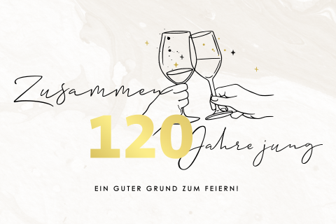 Originelle Einladung zum Doppelgeburtstag mit runden Ecken