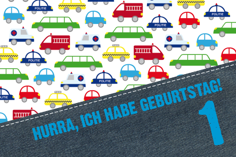 Fröhliche Einladung zum Kindergeburtstag