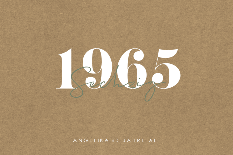 Einladung zum 60. mit Kraftlook Hintergrund