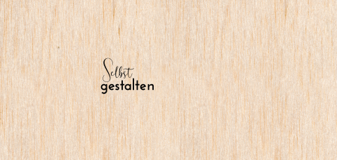 Holz Einfache Panorama Danksagungskarte zur Einschulung