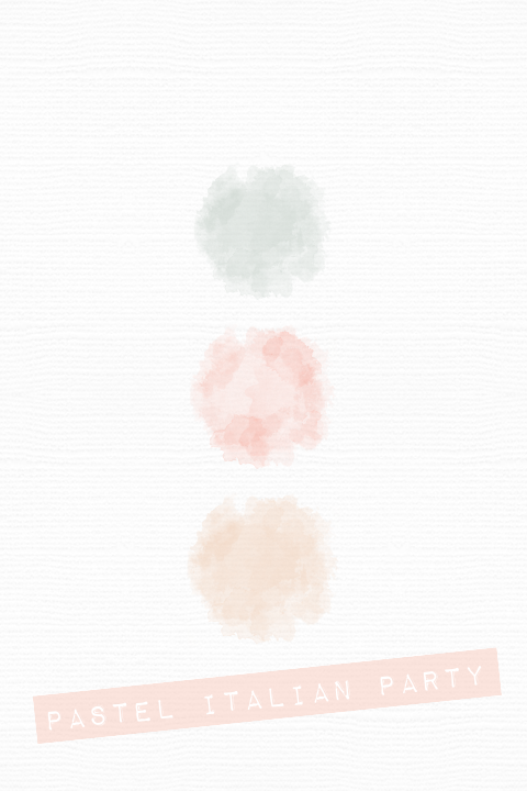 Dresscode Karte mit dezentem Aquarell-Look