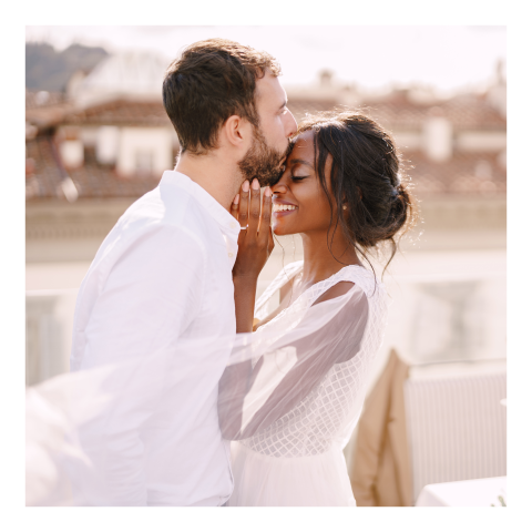 Hochzeitseinladung quadratisch mit Foto, selbst gestalten