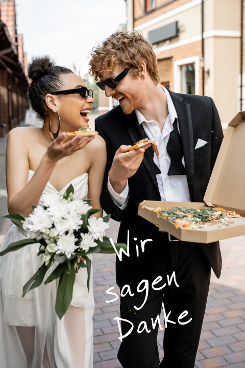 Magnetische Dankeskarte mit eigenem Foto