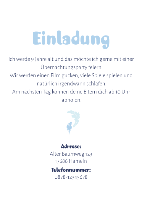 Karteninnenseite