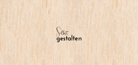 Holz Einfache Panorama Kommunionkarte