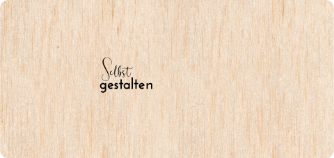 Panorama Hochzeitseinladung aus Echtholz selbst gestalten