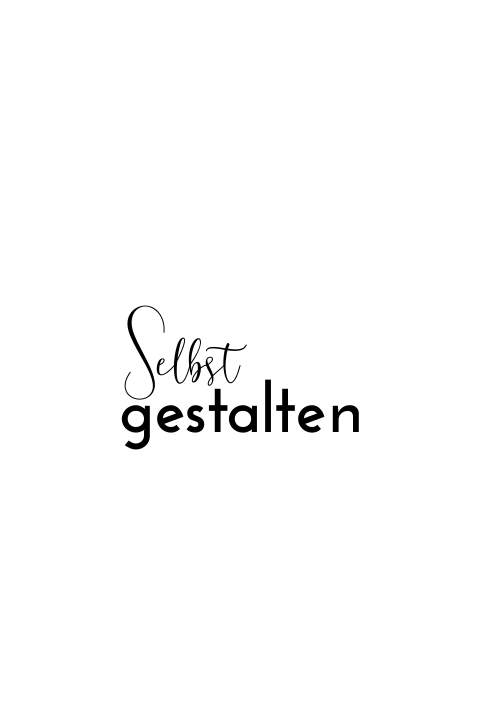 Doppelte Hochzeitskarte im Hochformat