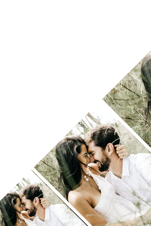 Hochformat Dankeskarte eigenes Design 3 Fotos