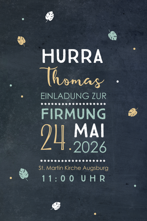 Einladung zur Firmung