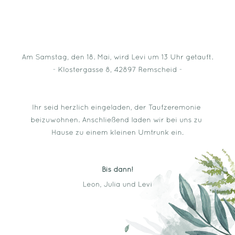 Karteninnenseite