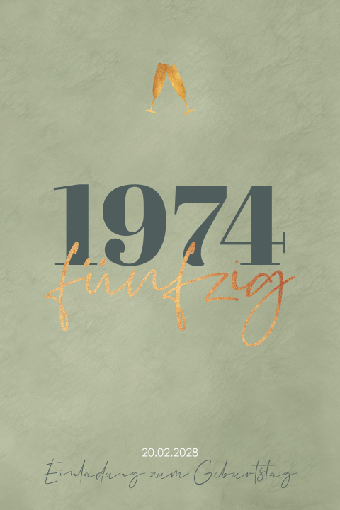 Einladung 50 Jahre Geburtstag Velvet Look Hintergrund